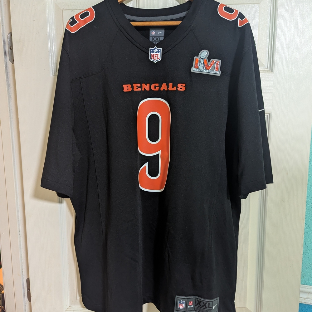 Black Bengals NFL Jersey